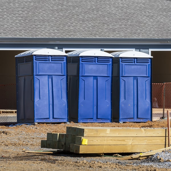 how do you ensure the porta potties are secure and safe from vandalism during an event in Dunn Center North Dakota